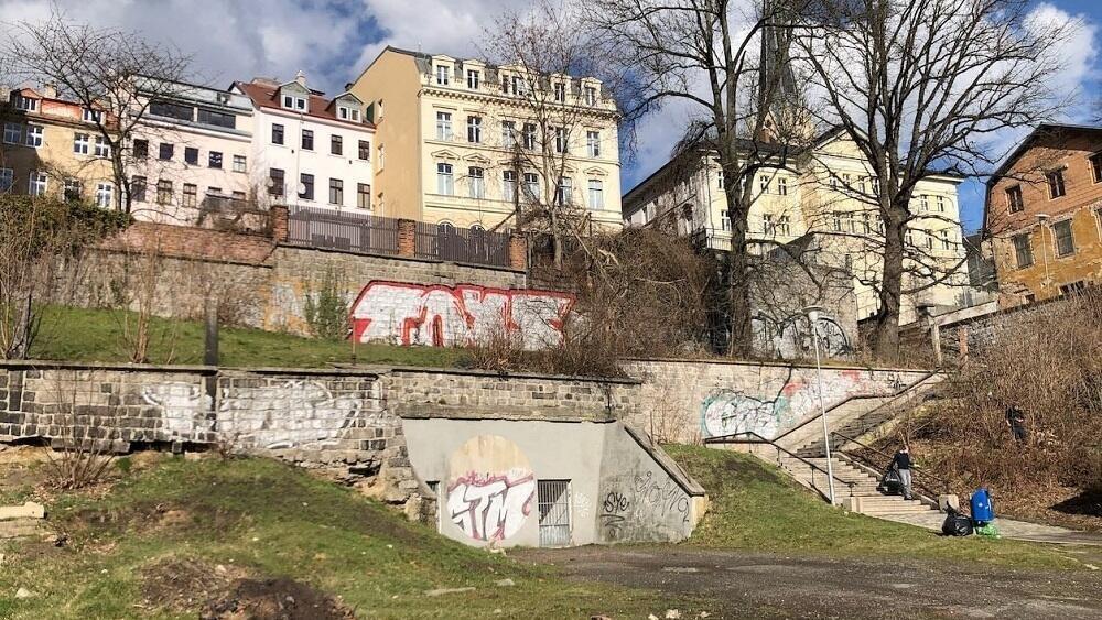 Současná podoba lokality, kde má vzniknout tzv. kreativní čtvrť, foto z FB primátora J. Zámečníka